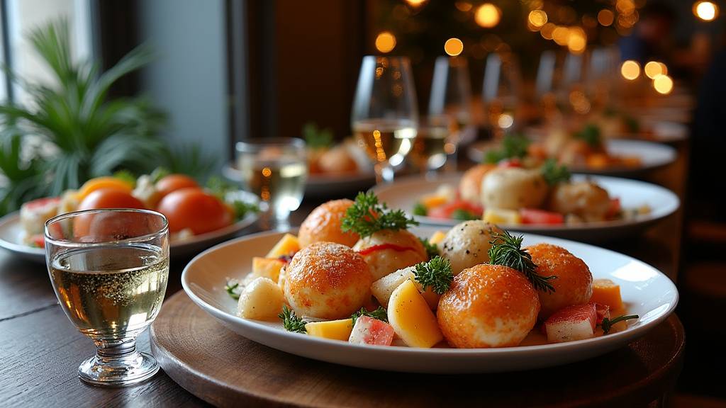 Intérieur de L'Avant Comptoir de la Mer à Paris avec clients au comptoir