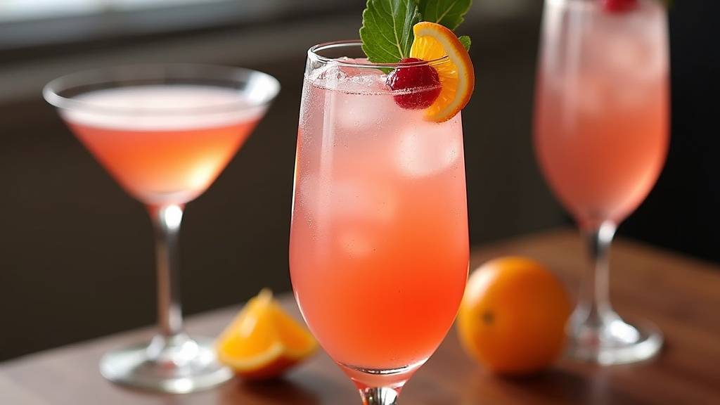 Préparation du célèbre cocktail Bellini vénitien