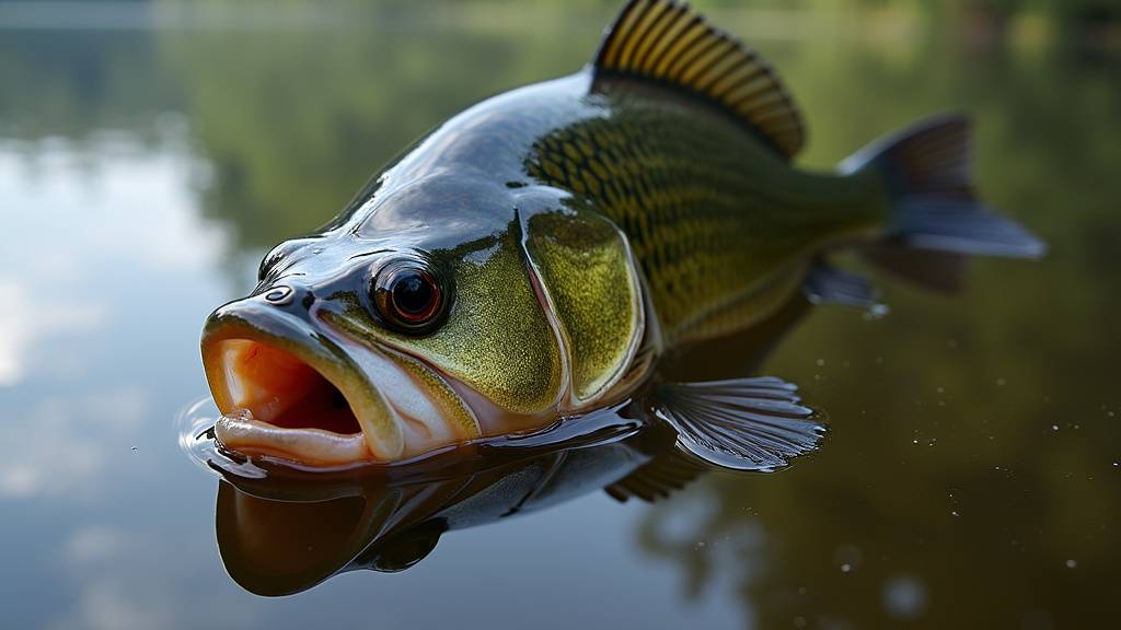Black Bass dans son habitat naturel – rivières et lacs français