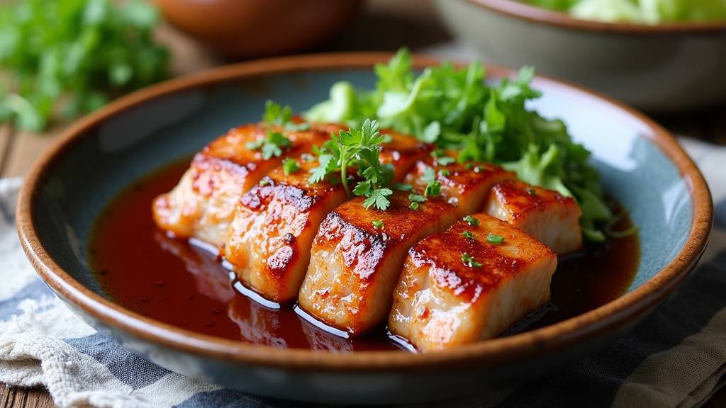 Bœuf Teriyaki brillant et savoureux