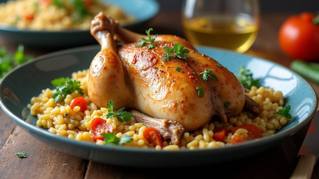 Soupe préparée avec bouillon maison