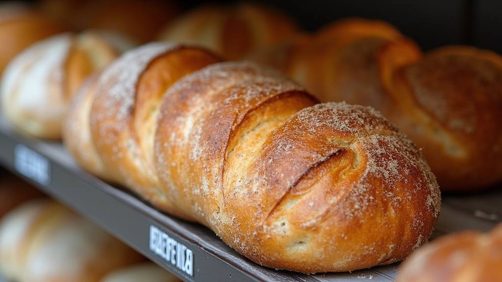 Vitrine de pâtisseries de la Boulangerie Fetishi