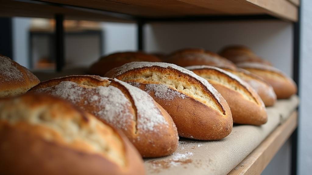 Intérieur de la boulangerie artisanale