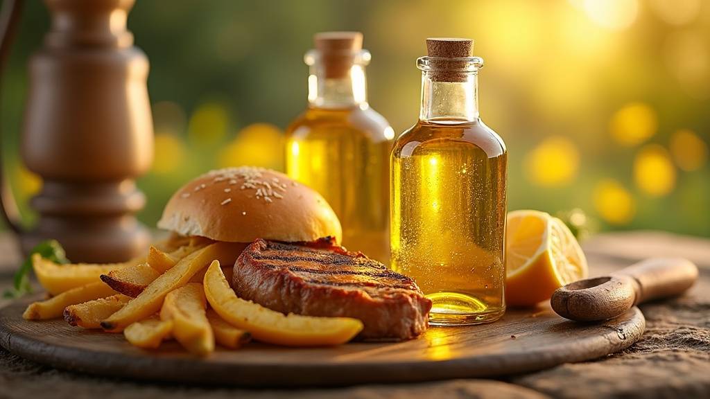 Personne sentant une bouteille d'huile