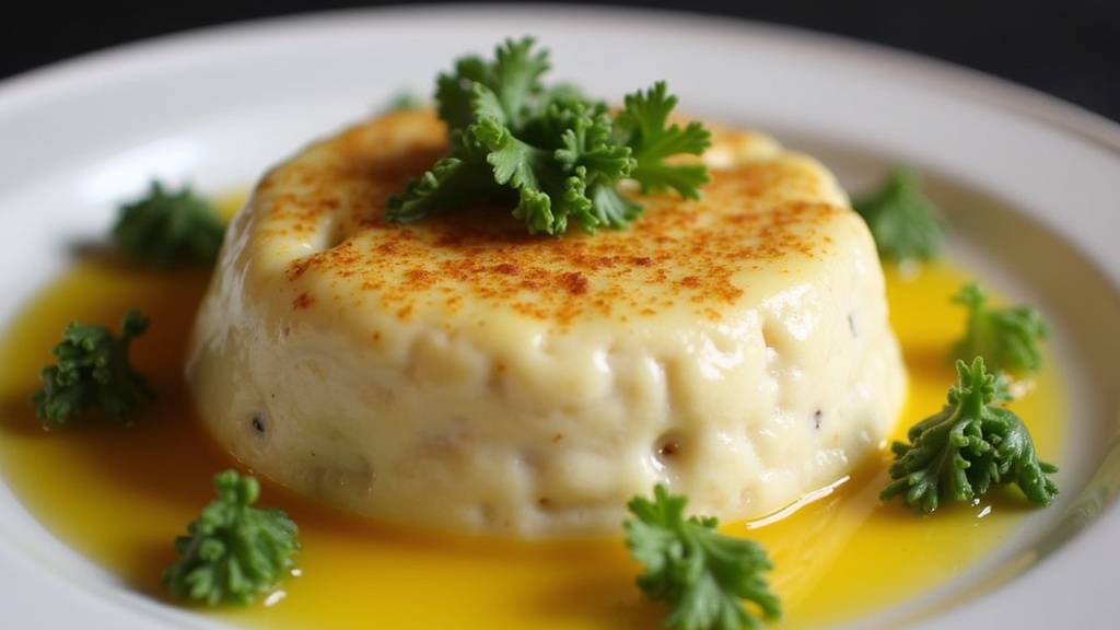 Plat de brandade de morue gratinée au four