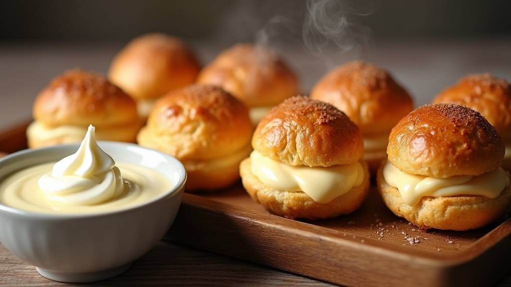 Préparation de la crème pâtissière