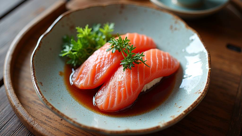 Chef préparant des sushis avec des techniques traditionnelles japonaises