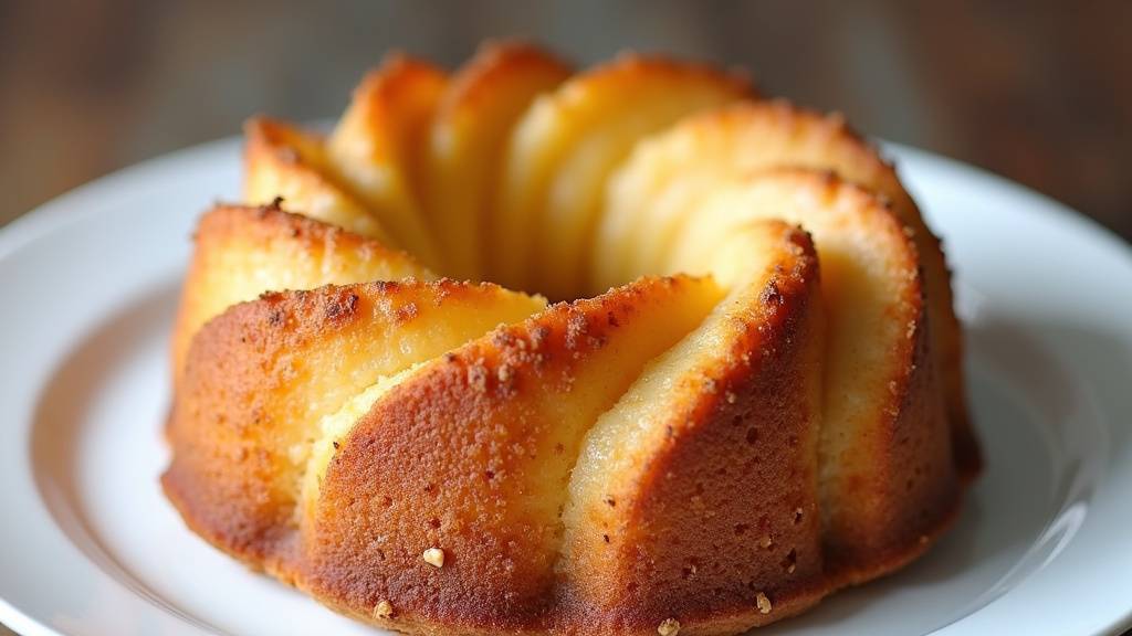 Gâteau aux poires et chocolat fondant avec une boule de glace