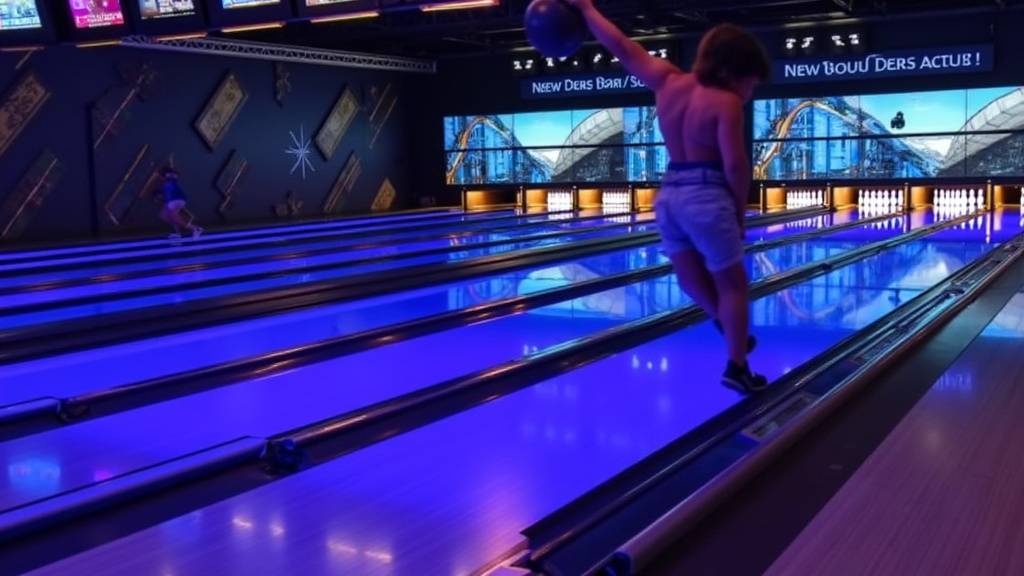 Ambiance du laser game au Silver Bowl