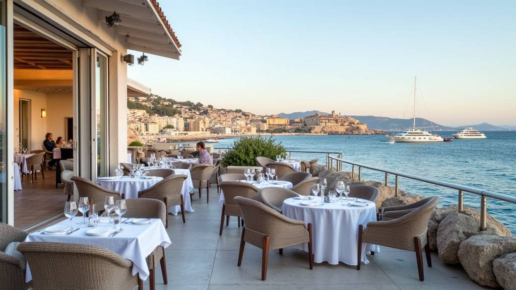 Le Tuba Club à Goudes avec sa décoration maritime authentique et vue sur la Méditerranée
