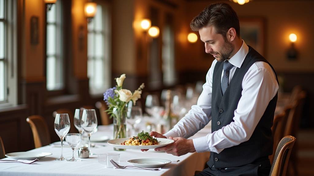 Mise en place par le runner avant service