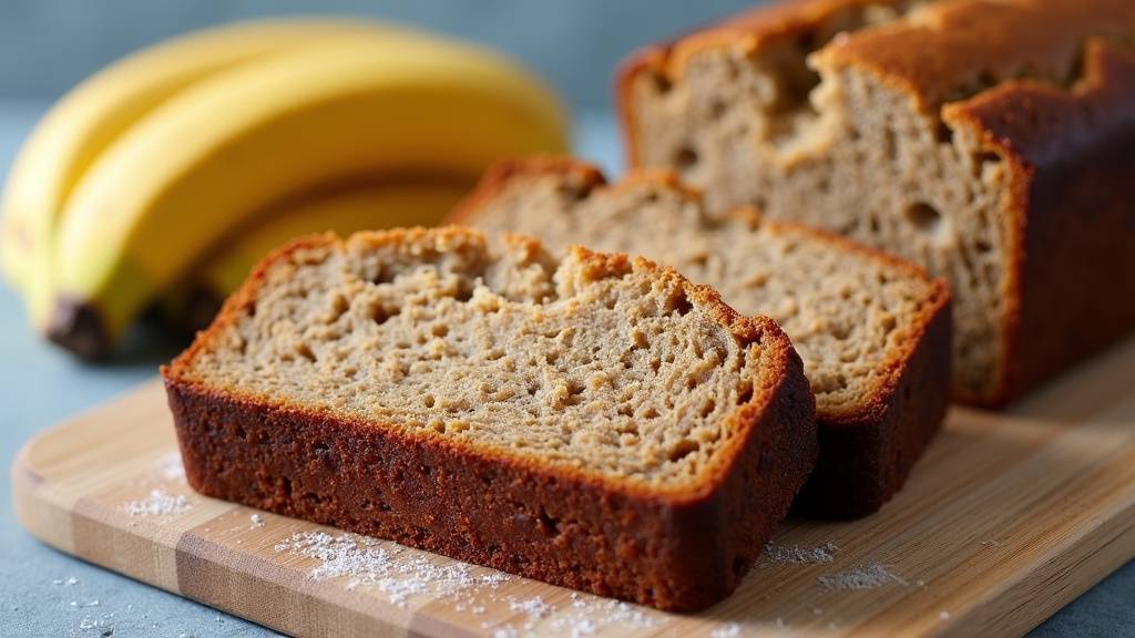 Préparation du mélange pour banana bread healthy dans un grand saladier