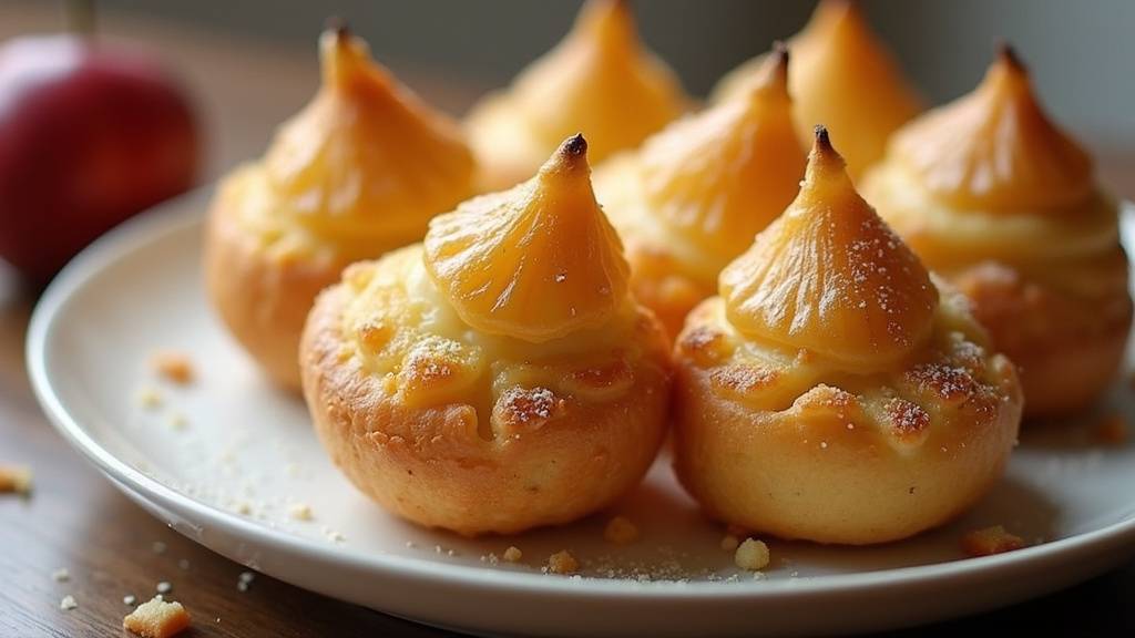 Pommes dauphines façonnées avant cuisson
