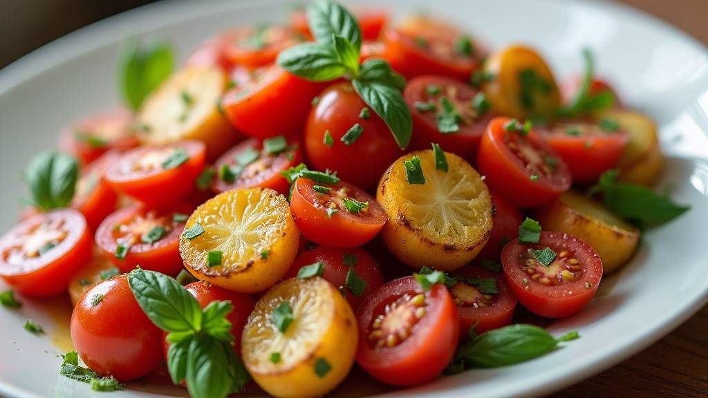 Tomates bien mûres pour la salade