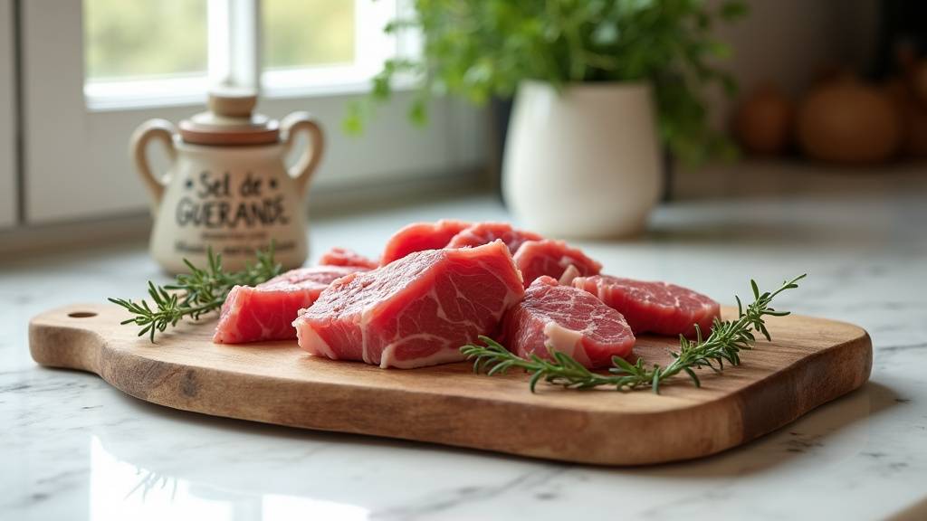 Vérification de la fraîcheur de la viande halal